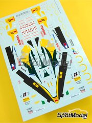 Tameo Kits DK224: Marking / livery 1/43 scale - Jordan